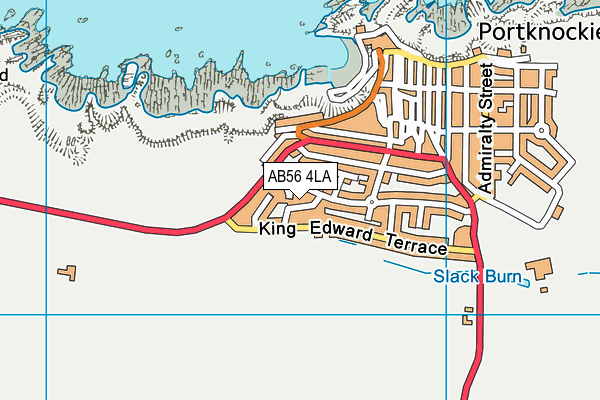 AB56 4LA map - OS VectorMap District (Ordnance Survey)