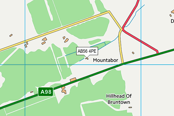 AB56 4PE map - OS VectorMap District (Ordnance Survey)