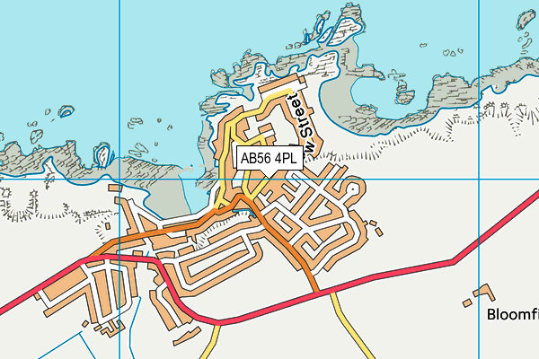AB56 4PL map - OS VectorMap District (Ordnance Survey)