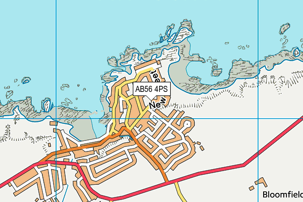 AB56 4PS map - OS VectorMap District (Ordnance Survey)