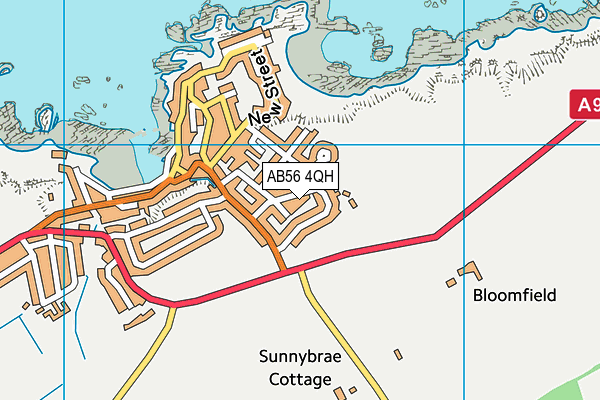 AB56 4QH map - OS VectorMap District (Ordnance Survey)