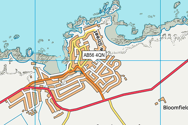 AB56 4QN map - OS VectorMap District (Ordnance Survey)