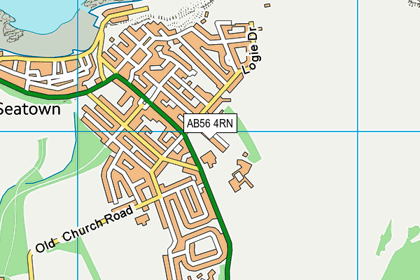 AB56 4RN map - OS VectorMap District (Ordnance Survey)