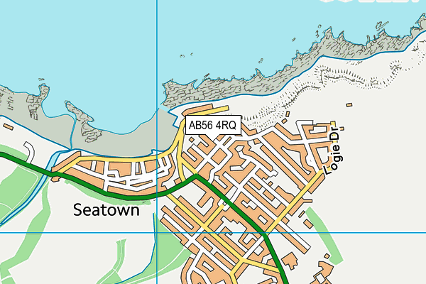 AB56 4RQ map - OS VectorMap District (Ordnance Survey)