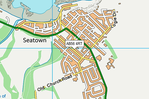 AB56 4RT map - OS VectorMap District (Ordnance Survey)