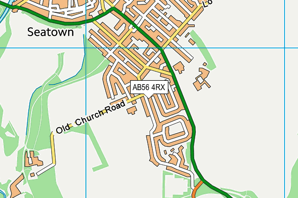 AB56 4RX map - OS VectorMap District (Ordnance Survey)