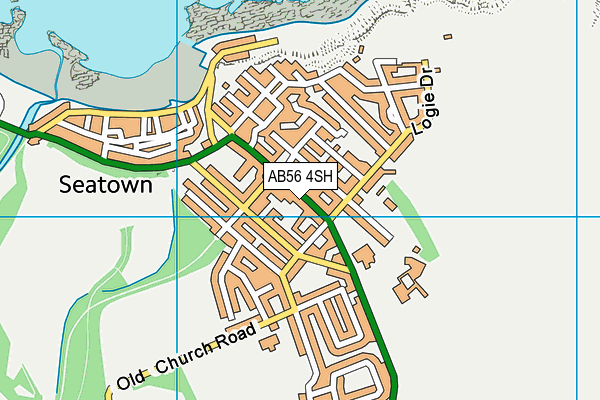 AB56 4SH map - OS VectorMap District (Ordnance Survey)