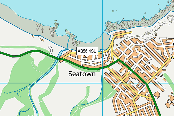 AB56 4SL map - OS VectorMap District (Ordnance Survey)