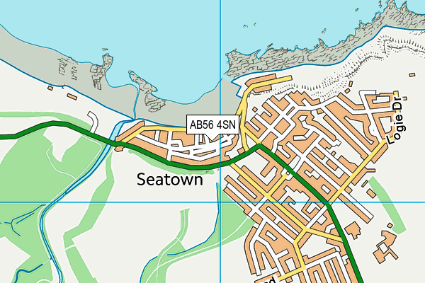 AB56 4SN map - OS VectorMap District (Ordnance Survey)
