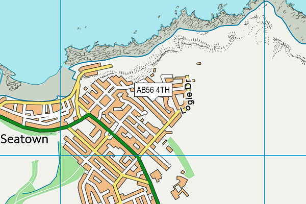 AB56 4TH map - OS VectorMap District (Ordnance Survey)