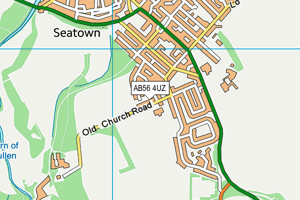 AB56 4UZ map - OS VectorMap District (Ordnance Survey)