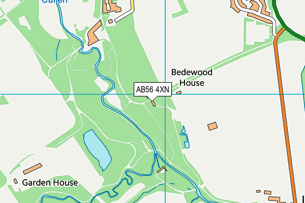 AB56 4XN map - OS VectorMap District (Ordnance Survey)