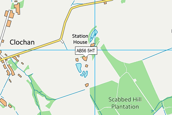 AB56 5HT map - OS VectorMap District (Ordnance Survey)