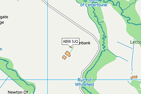 AB56 5JQ map - OS VectorMap District (Ordnance Survey)