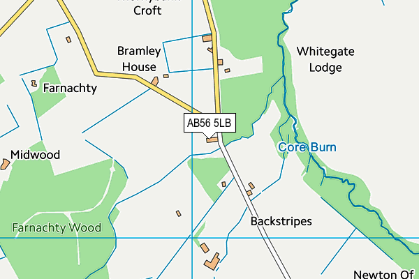 AB56 5LB map - OS VectorMap District (Ordnance Survey)