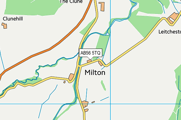 AB56 5TQ map - OS VectorMap District (Ordnance Survey)
