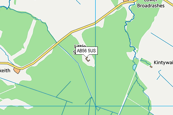 AB56 5US map - OS VectorMap District (Ordnance Survey)