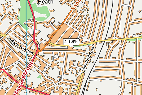 AL1 3EH map - OS VectorMap District (Ordnance Survey)