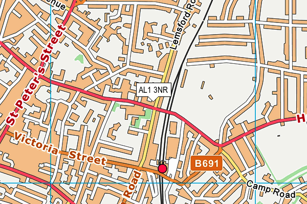AL1 3NR map - OS VectorMap District (Ordnance Survey)