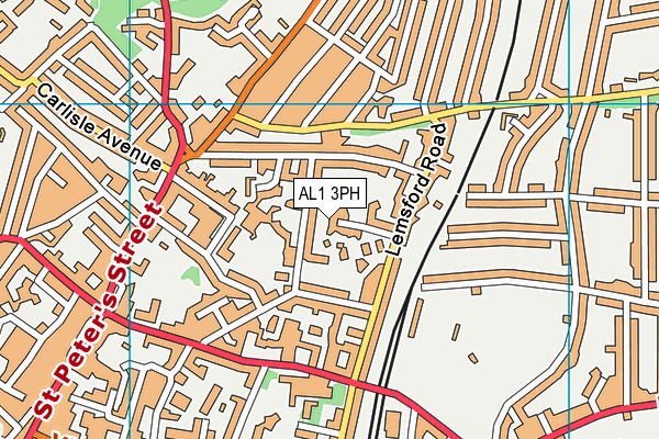 AL1 3PH map - OS VectorMap District (Ordnance Survey)