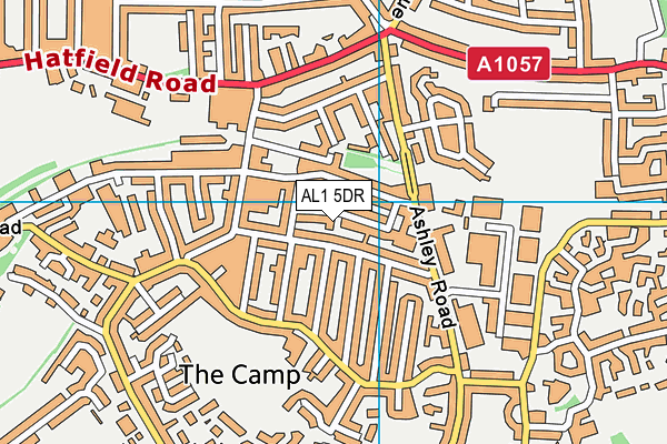AL1 5DR map - OS VectorMap District (Ordnance Survey)