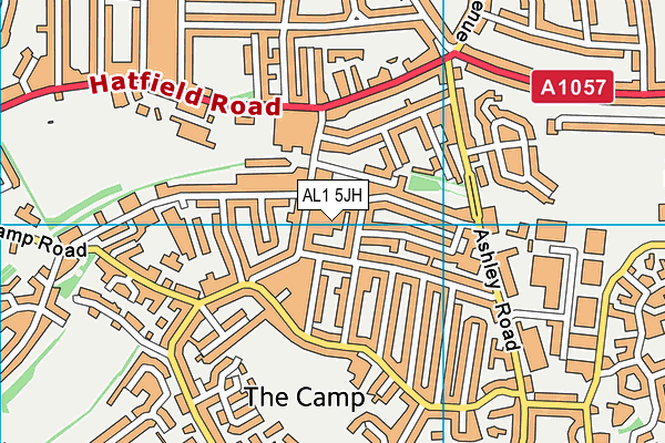 AL1 5JH map - OS VectorMap District (Ordnance Survey)