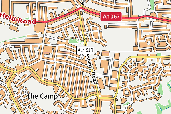 AL1 5JR map - OS VectorMap District (Ordnance Survey)