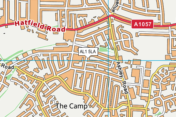 AL1 5LA map - OS VectorMap District (Ordnance Survey)
