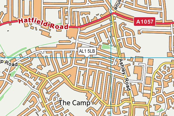 AL1 5LB map - OS VectorMap District (Ordnance Survey)