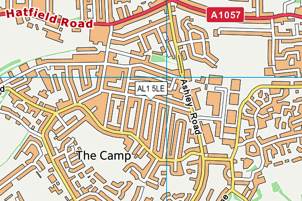AL1 5LE map - OS VectorMap District (Ordnance Survey)