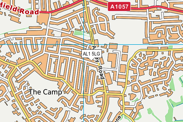 AL1 5LG map - OS VectorMap District (Ordnance Survey)