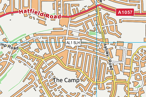 AL1 5LH map - OS VectorMap District (Ordnance Survey)
