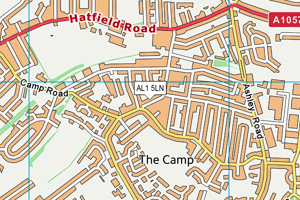 AL1 5LN map - OS VectorMap District (Ordnance Survey)