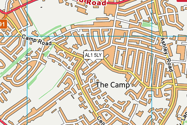 AL1 5LY map - OS VectorMap District (Ordnance Survey)