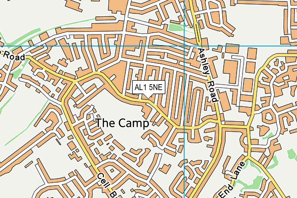 AL1 5NE map - OS VectorMap District (Ordnance Survey)