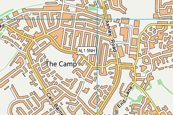 AL1 5NH map - OS VectorMap District (Ordnance Survey)