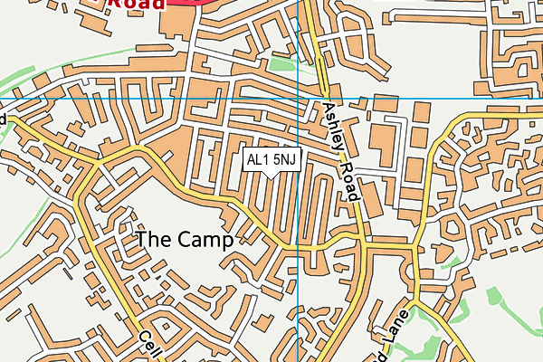AL1 5NJ map - OS VectorMap District (Ordnance Survey)