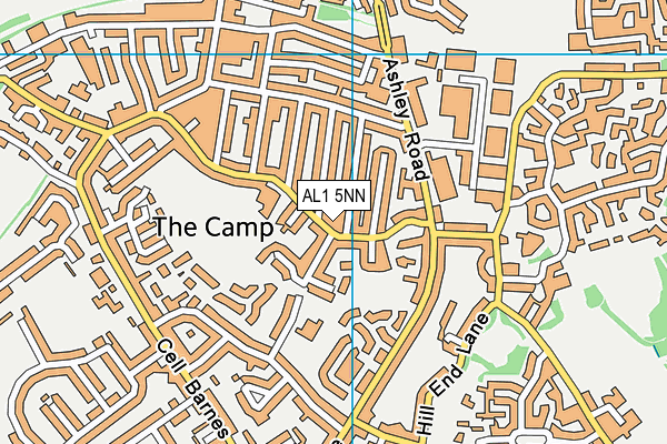 AL1 5NN map - OS VectorMap District (Ordnance Survey)