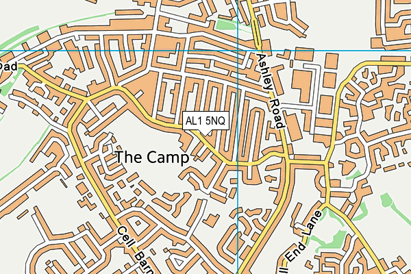 AL1 5NQ map - OS VectorMap District (Ordnance Survey)