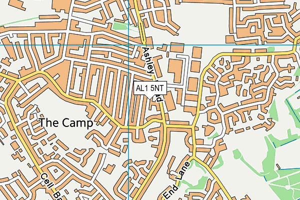 AL1 5NT map - OS VectorMap District (Ordnance Survey)
