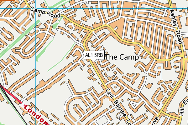 AL1 5RB map - OS VectorMap District (Ordnance Survey)