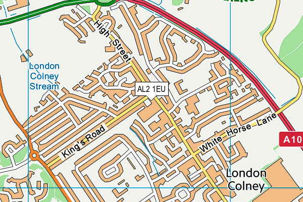 Map of ST ALBANS TYRES LIMITED at district scale