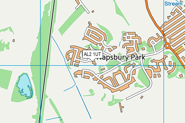 AL2 1UT map - OS VectorMap District (Ordnance Survey)
