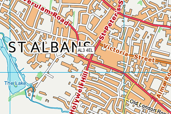 AL3 4EL map - OS VectorMap District (Ordnance Survey)