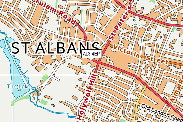 AL3 4EP map - OS VectorMap District (Ordnance Survey)