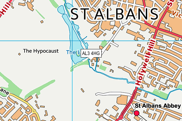 AL3 4HG map - OS VectorMap District (Ordnance Survey)