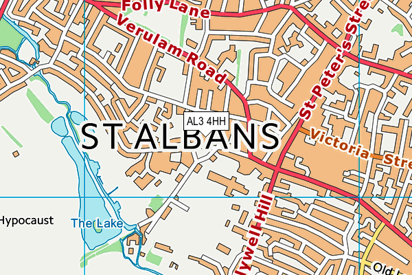 AL3 4HH map - OS VectorMap District (Ordnance Survey)