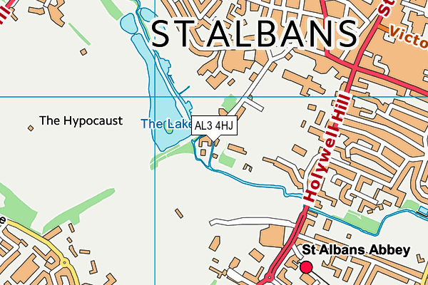 AL3 4HJ map - OS VectorMap District (Ordnance Survey)