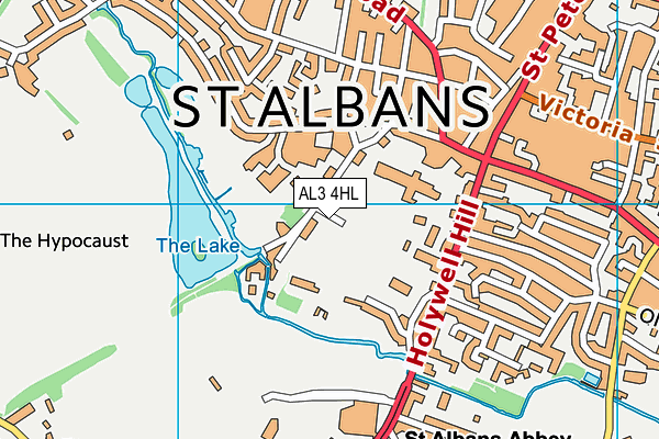 AL3 4HL map - OS VectorMap District (Ordnance Survey)