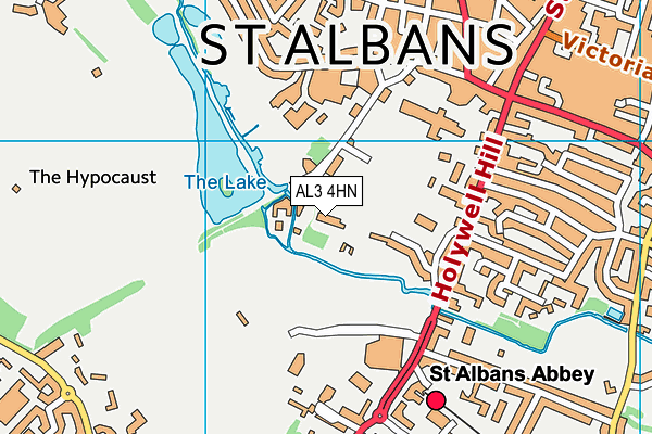 AL3 4HN map - OS VectorMap District (Ordnance Survey)